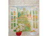 mural on tiles