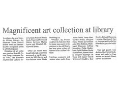 1994 Magnificent Art Collection at Library