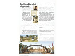 2010 Beautifying Ekurhuleni with Concrete
