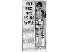 Roy's Plates Raise Funds for Charlie Weir